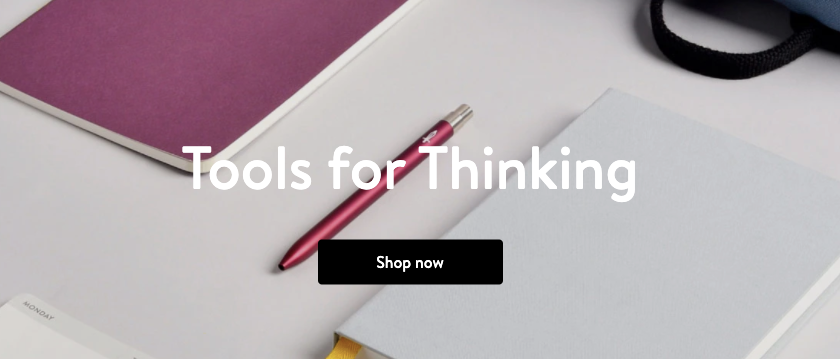 Baronfig Tools for Thinkers High quality paper notebooks pens backpacks 