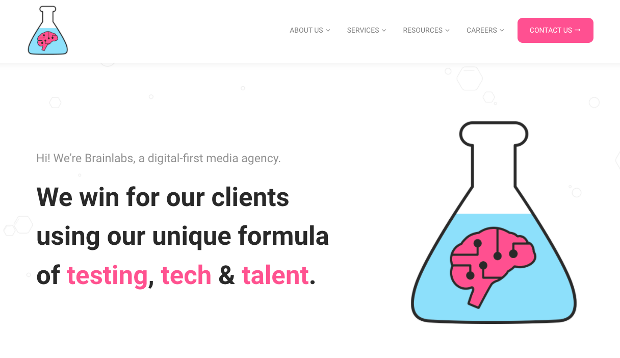 Brainlabs home page