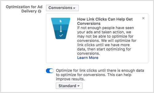 facebook optimization for ad delivery