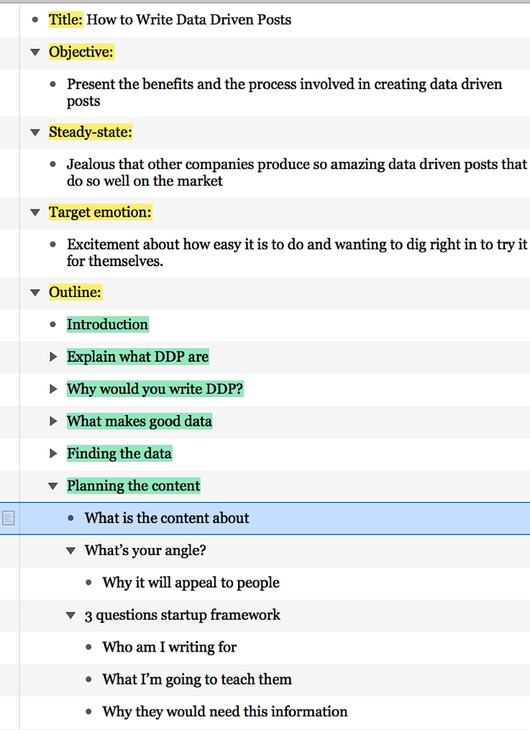 How To Write Data Driven Posts