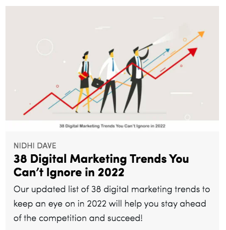 38 Digital Marketing Trends You Can’t Ignore in 2022