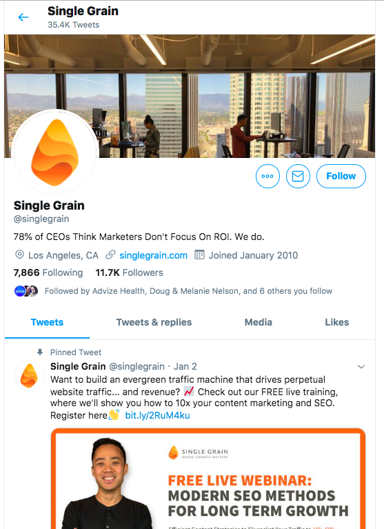 Twitter Single Grain