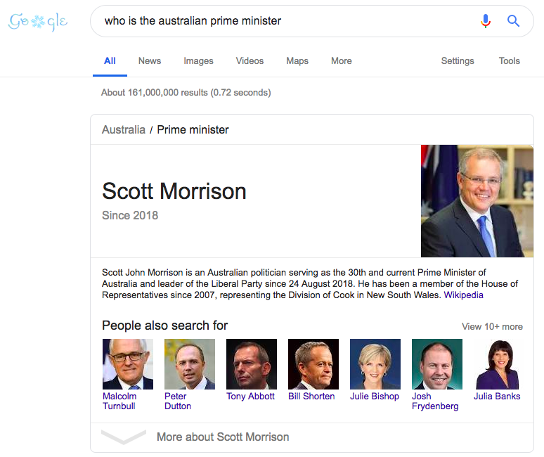 who is australian prime minister 1